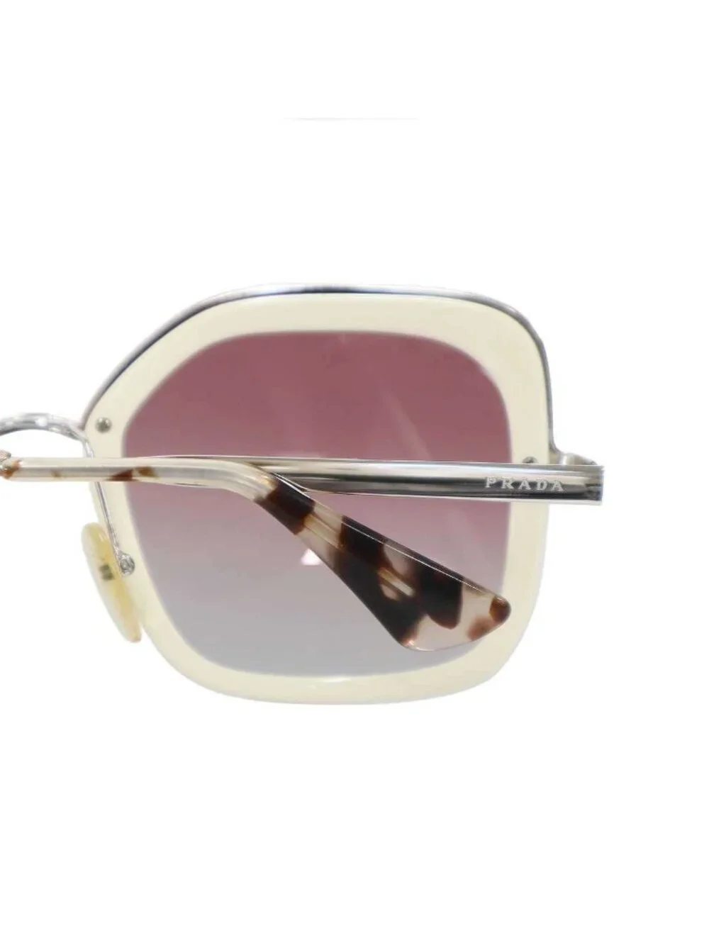 Prada Sunglasses Square Frame Black 54 Eyewear